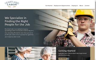 Heartland Labor website