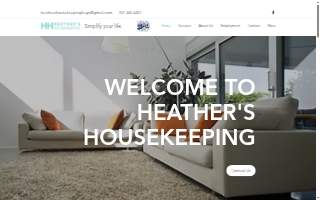 Heather's Housekeeping, LLC website