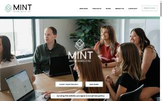 MINT Brand Marketing website