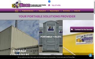 Moen Portables & Septic website