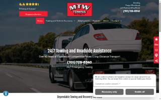MTW Towing (NOT MIDWEST TOWING) of West Fargo website