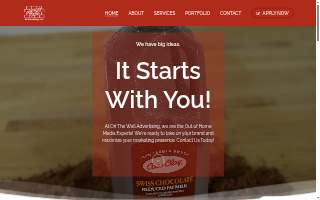 Off the Wall Advertising website