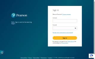 Pearson Professional Center website