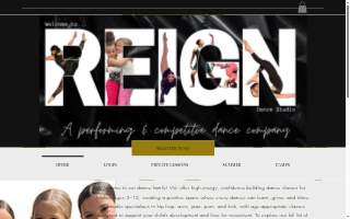 Reign Dance Studio website
