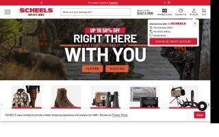 Scheels website