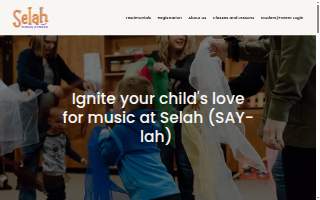 Selah Music Studio website