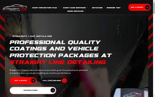 Straight Line Detailing of West Fargo website