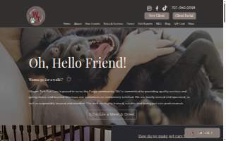 Wagon Tails Pet Care website