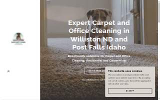 Bakken Carpet Cleaning website