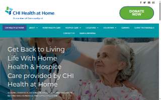 CHI Health at Home website