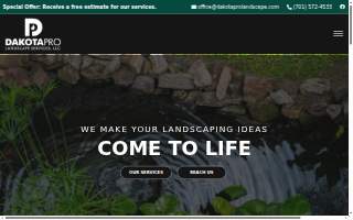 Dakota Pro Landscape Services, LLC website