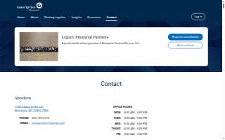 Legacy Financial Partners - Ameriprise Financial Services, LLC of Williston website