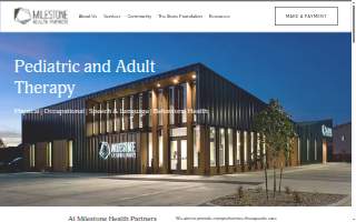 Milestone Health Partners website