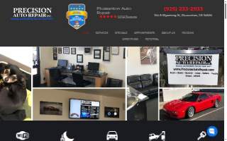 Precision Auto Repair website