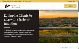 TruWealth Financial website