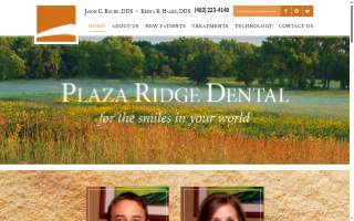 Plaza Ridge Dental website