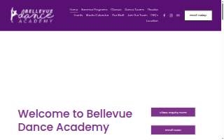 Bellevue Dance Academy website