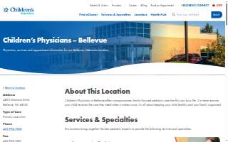 Children’s Physicians – Bellevue website