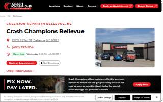 Crash Champions Collision Repair Bellevue website