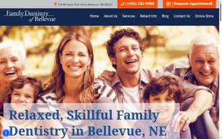 Family Dentistry of Bellevue website