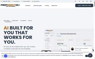 FirstDirect360 Business to business service website