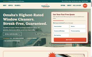 Fontenelle Window Cleaning website