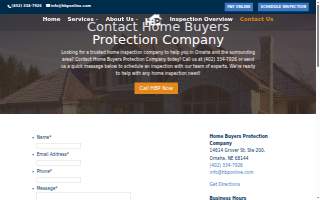 Home Buyers Protection Company website