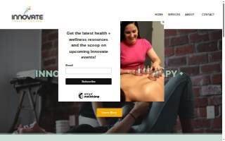 Innovate Physical Therapy website