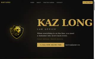 Kaz Long Law Office website