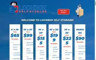 Lockbox Storage Bellevue website