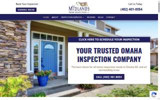 Midlands Home Inspections of Papillion website