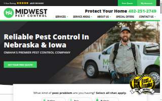 Midwest Pest Control of Bellevue website