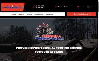 Nebraska Roofing LLC website