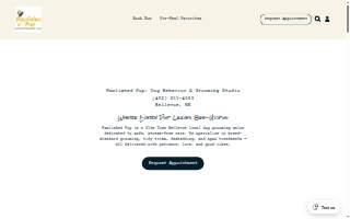 Pawlished Pup: Dog Behavior & Grooming Studio website