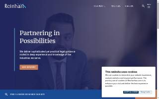 Reinhart Law Firm, P.C. website