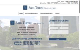 Sam Turco Law Offices of Bellevue website