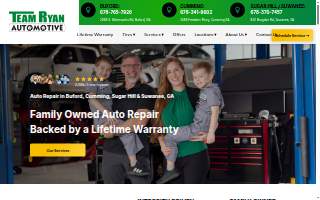 Team Ryan Automotive website