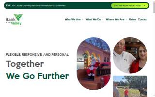 Bank of the Valley - Columbus website