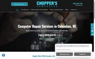 Chopper's Computers website