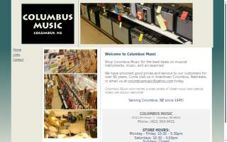 Columbus Music Co website