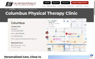 Columbus Physical Therapy, P.C. website