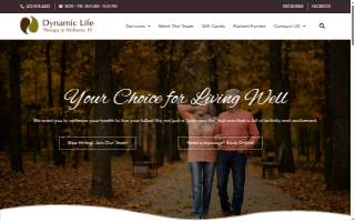 Dynamic Life Therapy & Wellness PC website