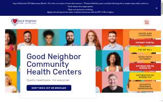 Good Neighbor Community Health Center website