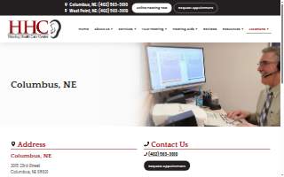 Hearing Healthcare Center website