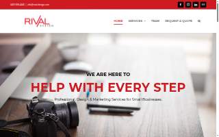 Rival Design website