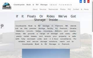 Countryside Boat & RV Storage website