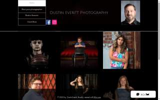 Dustin Everitt Photography website