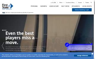 First State Financial Services website