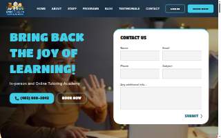 Great Thinkers Learning Academy website