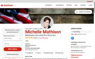 Michelle Mathison - State Farm Insurance Agent website